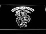 Sons of Anarchy LED Sign - White - TheLedHeroes