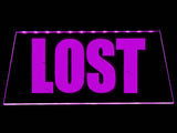 LOST LED Neon Sign USB - Purple - TheLedHeroes