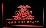 Miller Geniune Draft LED Neon Sign USB - Red - TheLedHeroes