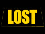 LOST LED Neon Sign USB - Yellow - TheLedHeroes