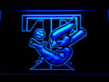 Toronto Blue Jays (11) LED Neon Sign Electrical - Blue - TheLedHeroes