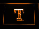 Texas Rangers (3) LED Neon Sign Electrical - Orange - TheLedHeroes