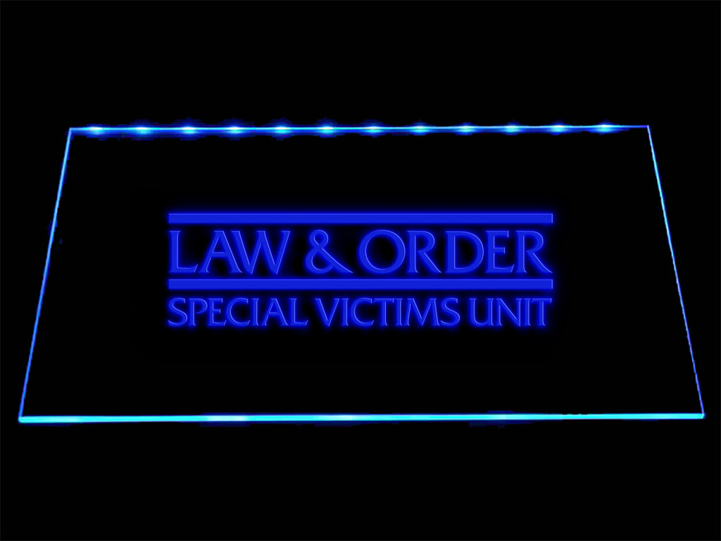 FREE Law & Order: Special Victims Unit LED Sign - Blue - TheLedHeroes