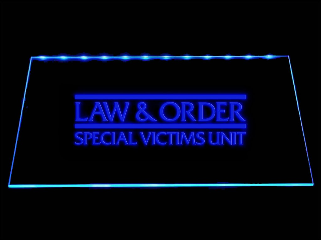 Law & Order: Special Victims Unit LED Neon Sign Electrical - Blue - TheLedHeroes
