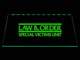 FREE Law & Order: Special Victims Unit LED Sign - Green - TheLedHeroes