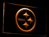 Pittsburgh Steelers LED Neon Sign USB - Orange - TheLedHeroes