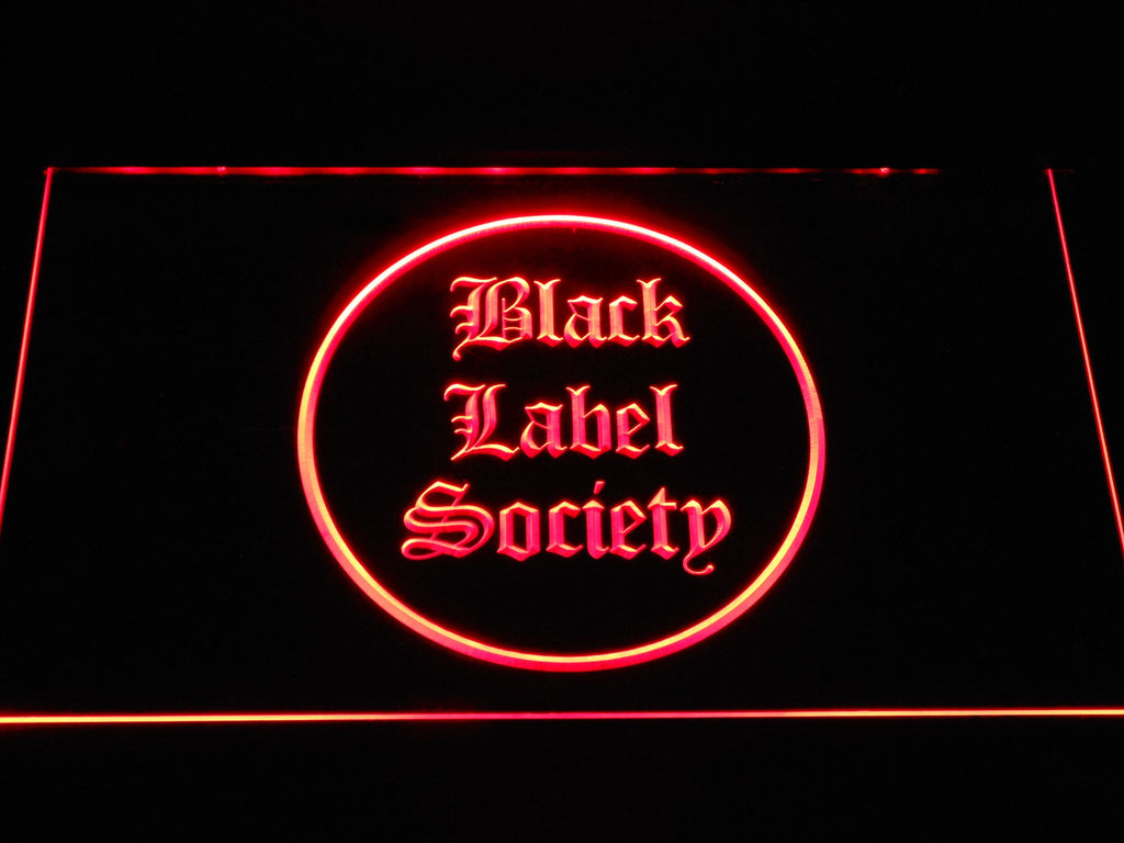 Black Label Society LED Neon Sign USB - Red - TheLedHeroes