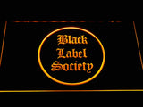 Black Label Society LED Neon Sign USB - Yellow - TheLedHeroes