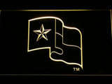 Texas Rangers (5) LED Neon Sign Electrical - Yellow - TheLedHeroes