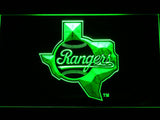 Texas Rangers (6) LED Neon Sign Electrical - Green - TheLedHeroes