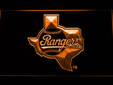 Texas Rangers (6) LED Neon Sign USB - Orange - TheLedHeroes