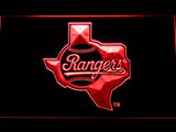 Texas Rangers (6) LED Neon Sign Electrical - Red - TheLedHeroes