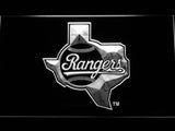 Texas Rangers (6) LED Neon Sign USB - White - TheLedHeroes