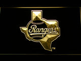 Texas Rangers (6) LED Neon Sign USB - Yellow - TheLedHeroes