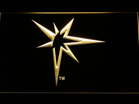 Tampa Bay Rays (5) LED Neon Sign Electrical - Yellow - TheLedHeroes