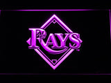 Tampa Bay Rays LED Neon Sign Electrical - Purple - TheLedHeroes