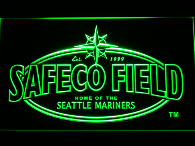 FREE Seattle Mariners Safeco Field LED Sign - Green - TheLedHeroes