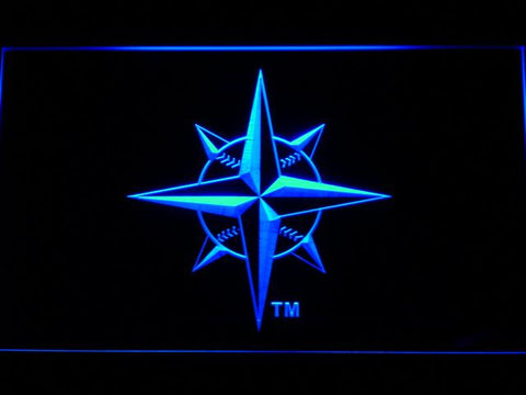 Seattle Mariners (5) LED Neon Sign USB - Blue - TheLedHeroes