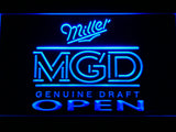 FREE Miller MGD Open LED Sign - Blue - TheLedHeroes