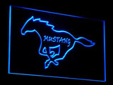 Mustang (2) LED Neon Sign Electrical - Blue - TheLedHeroes