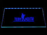 Toby Keith LED Neon Sign USB - Blue - TheLedHeroes