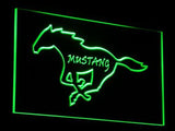 Mustang (2) LED Neon Sign USB - Green - TheLedHeroes