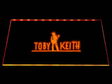 Toby Keith LED Neon Sign USB - Orange - TheLedHeroes