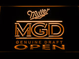 FREE Miller MGD Open LED Sign - Orange - TheLedHeroes