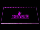 Toby Keith LED Neon Sign USB - Purple - TheLedHeroes