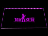 Toby Keith LED Neon Sign Electrical - Purple - TheLedHeroes