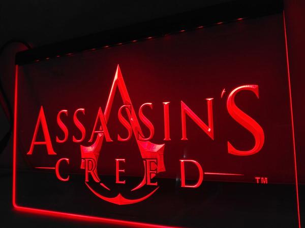 Assassin's Creed LED Sign - Red - TheLedHeroes