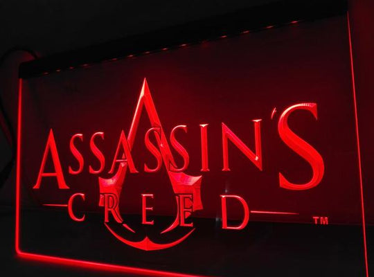 Assassin's Creed LED Sign - Red - TheLedHeroes