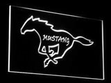 Mustang (2) LED Neon Sign USB - White - TheLedHeroes