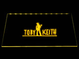 Toby Keith LED Neon Sign USB - Yellow - TheLedHeroes
