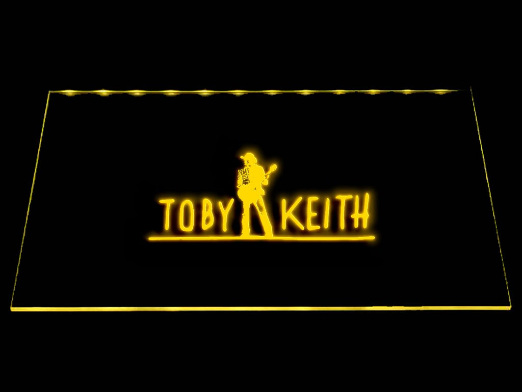 Toby Keith LED Neon Sign Electrical - Yellow - TheLedHeroes