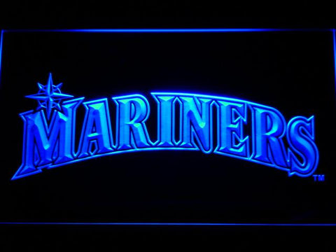 Seattle Mariners (6) LED Neon Sign Electrical - Blue - TheLedHeroes