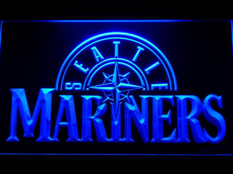 Seattle Mariners (8) LED Neon Sign Electrical - Blue - TheLedHeroes