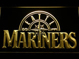 Seattle Mariners (8) LED Neon Sign Electrical - Yellow - TheLedHeroes