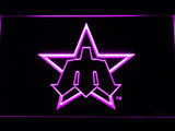 Seattle Mariners (9) LED Neon Sign USB - Purple - TheLedHeroes