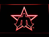 Seattle Mariners (9) LED Neon Sign USB - Red - TheLedHeroes