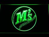 Seattle Mariners (10) LED Neon Sign USB - Green - TheLedHeroes