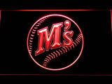 Seattle Mariners (10) LED Neon Sign Electrical - Red - TheLedHeroes