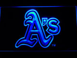 Oakland Athletics (2) LED Neon Sign USB - Blue - TheLedHeroes