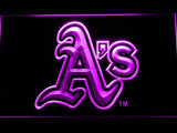 Oakland Athletics (2) LED Neon Sign Electrical - Purple - TheLedHeroes