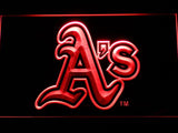 Oakland Athletics (2) LED Neon Sign Electrical - Red - TheLedHeroes