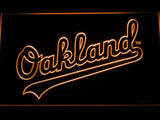 Oakland Athletics (4) LED Neon Sign Electrical - Orange - TheLedHeroes