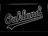 Oakland Athletics (4) LED Neon Sign Electrical - White - TheLedHeroes