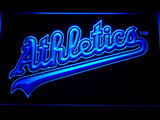 Oakland Athletics (6) LED Neon Sign USB - Blue - TheLedHeroes