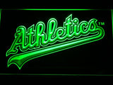Oakland Athletics (6) LED Neon Sign Electrical - Green - TheLedHeroes