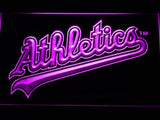 Oakland Athletics (6) LED Neon Sign Electrical - Purple - TheLedHeroes